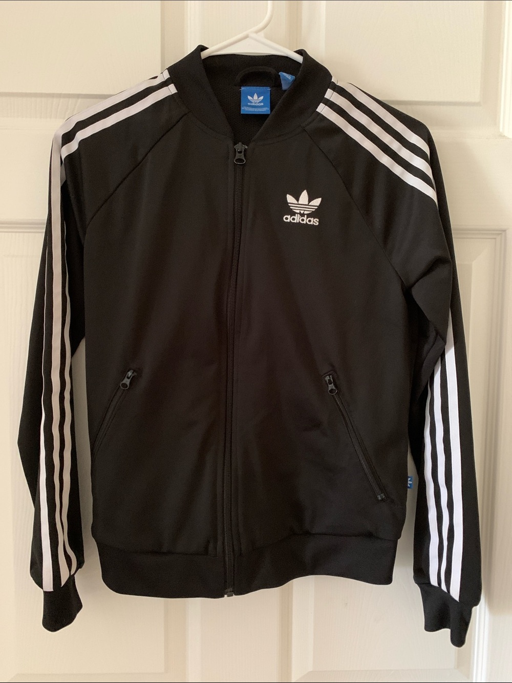 Adidas black track jacket XS Woman’s
